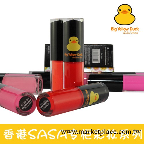 香港sasa專賣小黃鴨流光極致唇彩 8ml 液體口紅水潤光彩豐工廠,批發,進口,代購