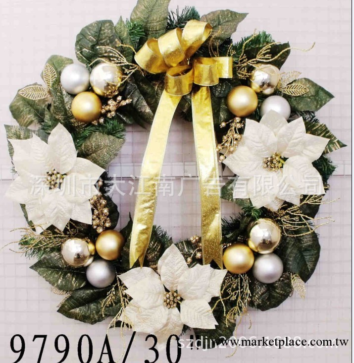 深圳大江南 Christmas Wreath  工廠批發 喜慶用品  聖誕花環工廠,批發,進口,代購