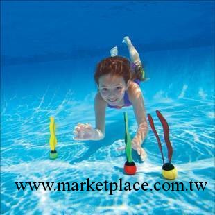 新款-55503彩帶潛水球 戲水玩具 遊泳玩具 三種顏色工廠,批發,進口,代購