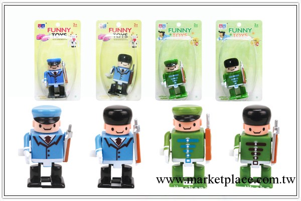 上鏈警察 塑料玩具 3C產品上鏈塑料玩具牛奶食品贈品43工廠,批發,進口,代購
