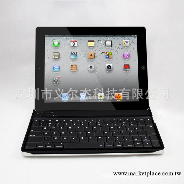 witspad蘋果ipad2藍牙鍵盤 鋁合金藍牙鍵盤 仿羅技鍵盤鋁合金K180工廠,批發,進口,代購