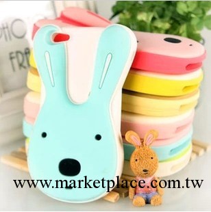 韓國時尚爆款砂糖兔手機殼蘋果4s手機矽膠保護套 矽膠卡通手機殼工廠,批發,進口,代購