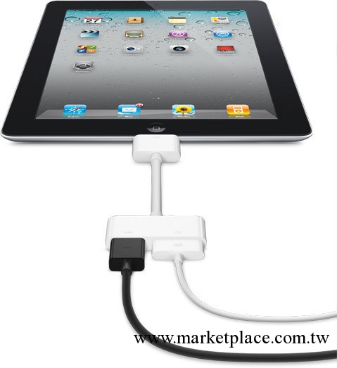 蘋果ipad2 Digital AV Adapter ipad 3 new ipad to HDMI+充電工廠,批發,進口,代購