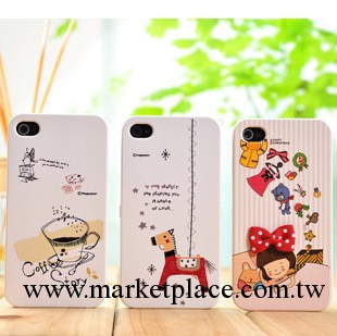 韓國happymori蘋果iphone4/4S外殼雙面保護手機殼蝴蝶結保護套工廠,批發,進口,代購
