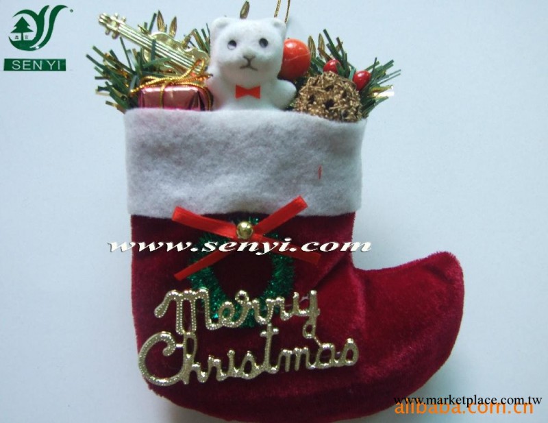 聖誕襪 聖誕裝飾品  聖誕掛件工廠,批發,進口,代購