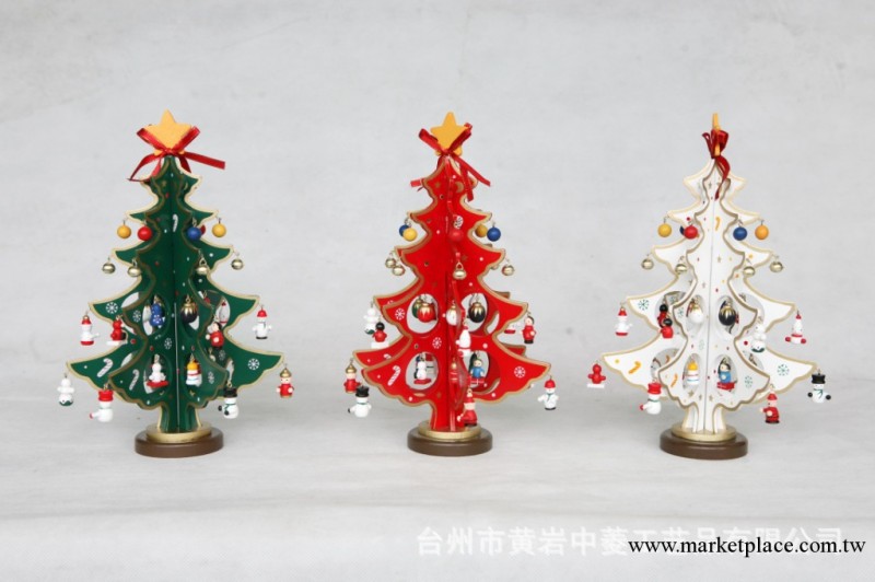 聖誕樹 飾品批發 305G/R/W  禮品工藝品/飾品   樹上掛著小木偶人工廠,批發,進口,代購