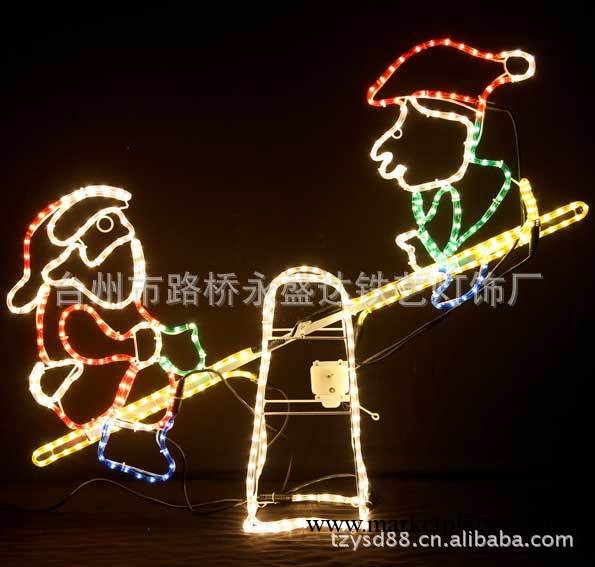 供應 鐵藝造型創意聖誕老人  聖誕造型燈 節慶裝飾燈工廠,批發,進口,代購