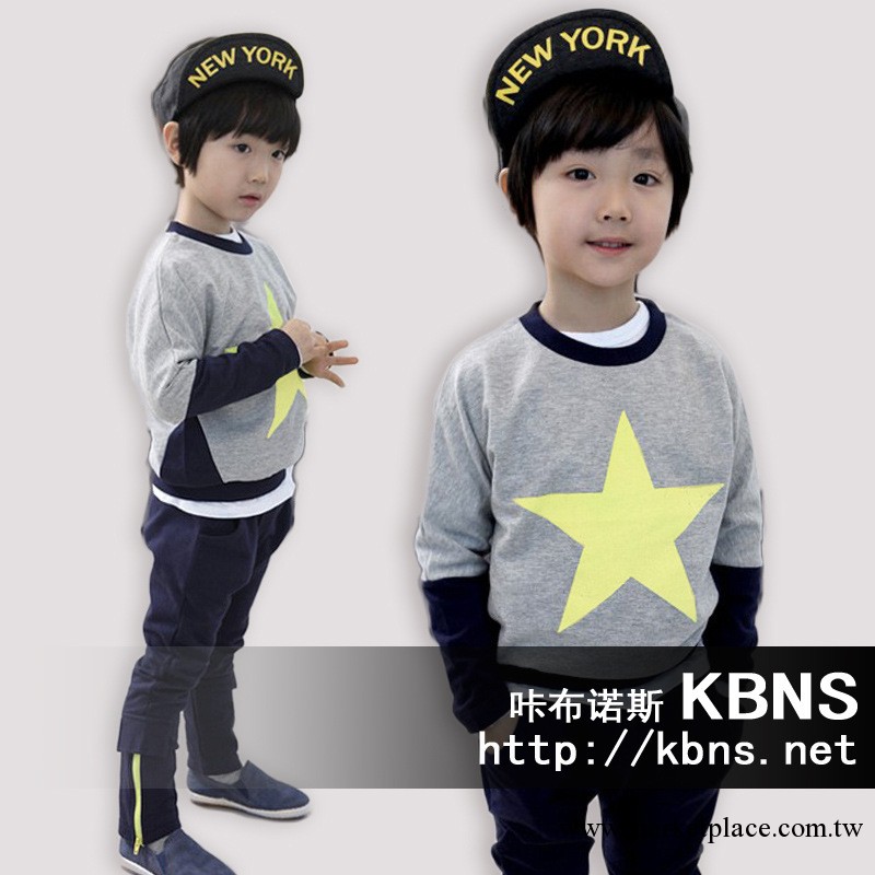 【KBNS】2013秋款童裝男童套裝兩件套兒童廠傢批發外貿品牌秋季裝工廠,批發,進口,代購