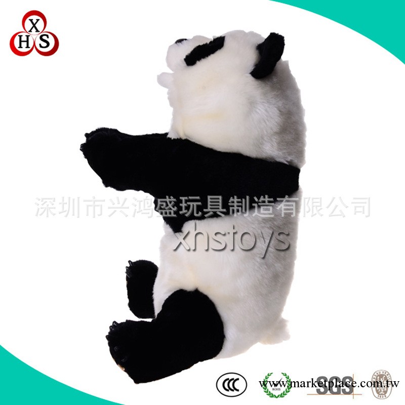 【興鴻盛】供應仿真毛絨大熊貓玩具 環保毛絨panda玩具 可定制工廠,批發,進口,代購