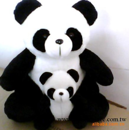 提供定制毛絨玩具001 15cm和25cm 母子熊貓工廠,批發,進口,代購