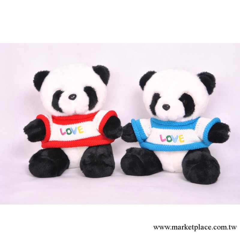 玩具批發 供應毛衣熊貓 穿衣熊貓 毛絨玩具 公仔工廠,批發,進口,代購