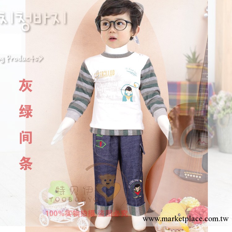 阿裡巴巴童裝吉嬰島韓國兒童長袖秋裝品牌烏托邦嬰幼童裝J2828工廠,批發,進口,代購