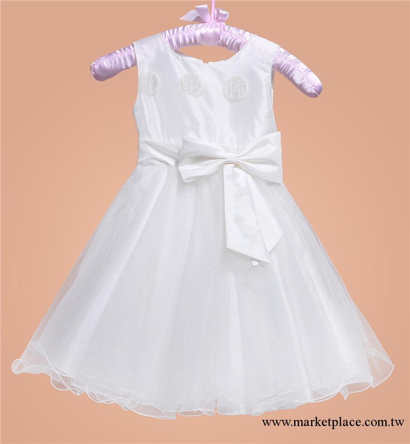 5120童裝紗裙 禮服 婚紗公主裙 外貿品牌童裝公主裙 蓬蓬白色紗裙工廠,批發,進口,代購