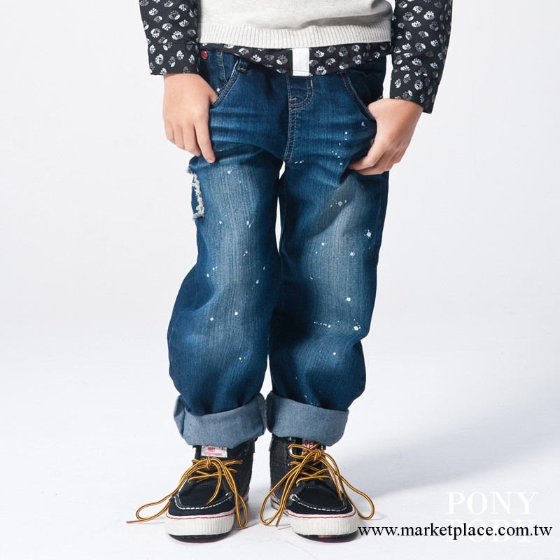 波妮波比 2013春秋裝新款韓版中大童長褲童裝男童褲子兒童牛仔褲工廠,批發,進口,代購
