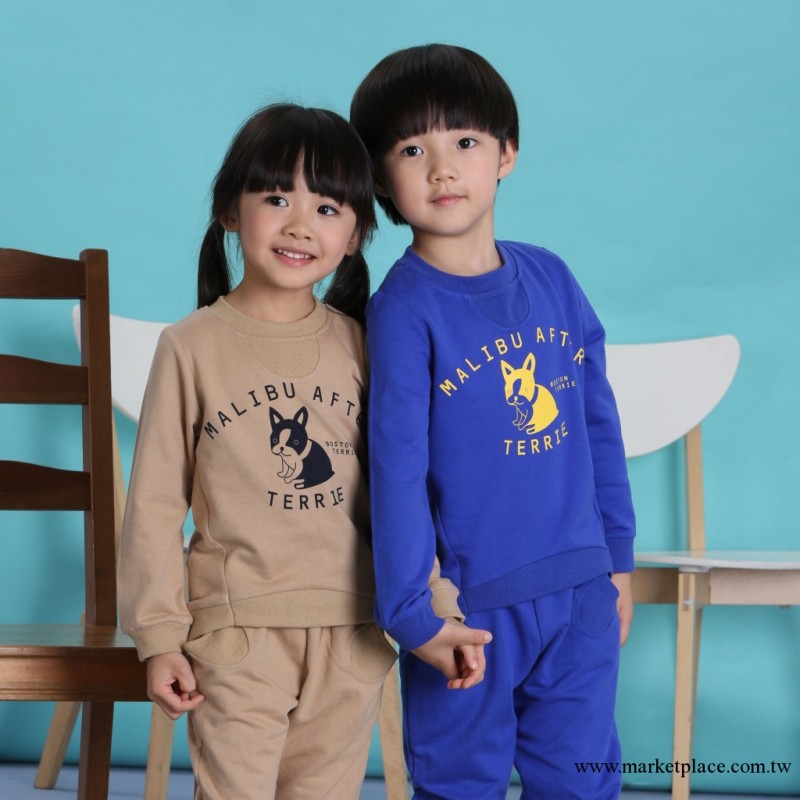 2013韓版春秋兒童套裝 寶寶套裝 品牌運動中大男女童純棉卡通套裝工廠,批發,進口,代購