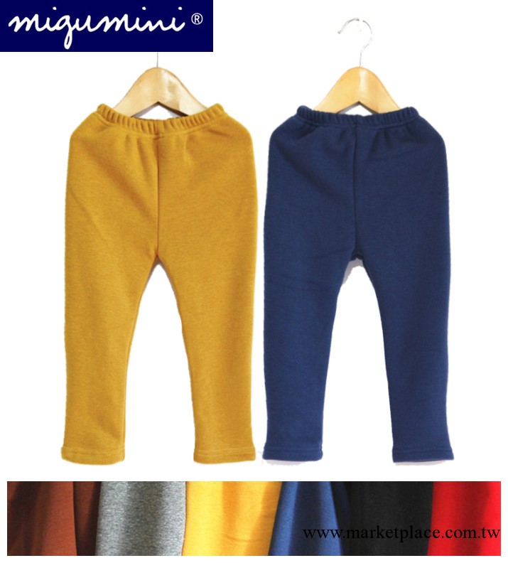 MIGUMINI特供 秋冬新款兒童女童加絨加厚打底褲 6色可選 高品質工廠,批發,進口,代購