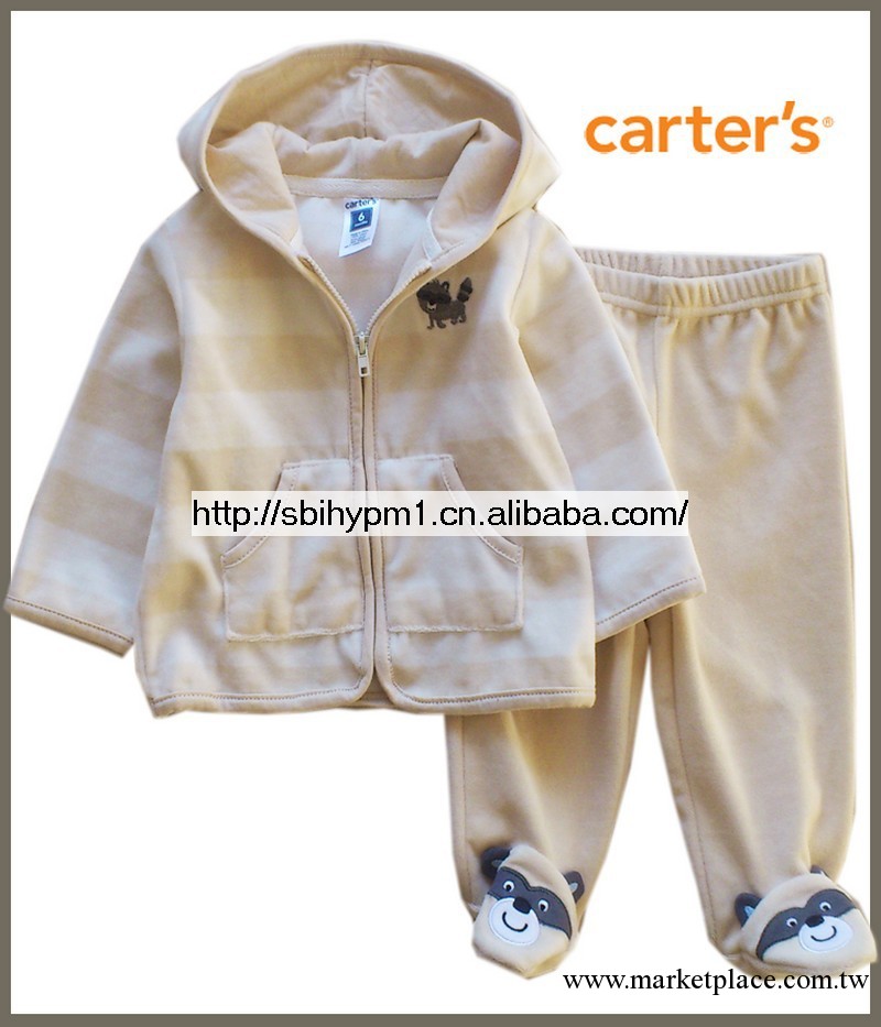 原單出口美國品牌天鵝絨兩件套-carter's 外貿童裝 套裝 新款工廠,批發,進口,代購