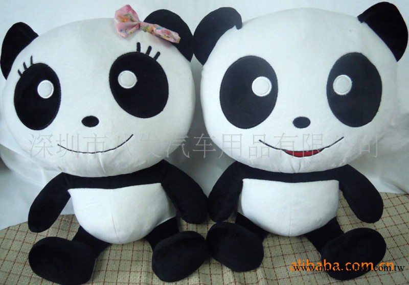 深圳毛絨玩具廠提供訂做親子公仔熊貓/stuffed  plush toys panda工廠,批發,進口,代購