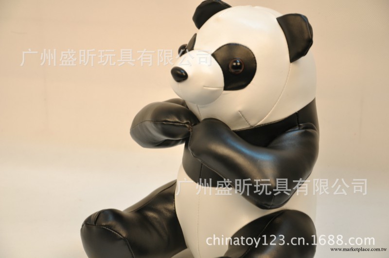 比賽吉祥物訂做 PU皮熊貓 企業吉祥物公仔打樣 皮公仔訂做批發・進口・工廠・代買・代購