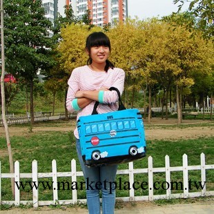 2013新款漫畫印花小汽車時尚學院單肩手提休閑女包工廠,批發,進口,代購
