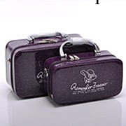 供應2012時尚休閑套裝PU- 紫色化妝箱化妝盒 化妝包原單 訂單加工工廠,批發,進口,代購