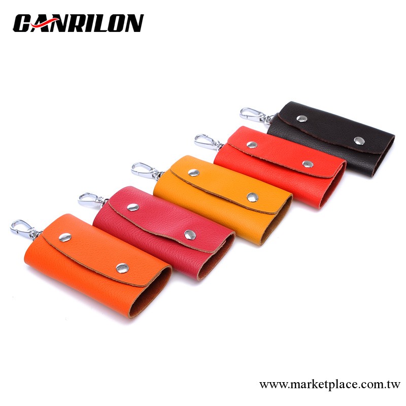 廠傢大量批發 歐美簡約版 真皮鑰匙包 CANRION 6604工廠,批發,進口,代購