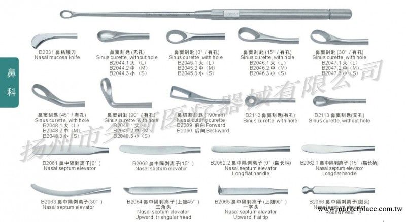 鼻竇手術器械    Nasal instruments工廠,批發,進口,代購