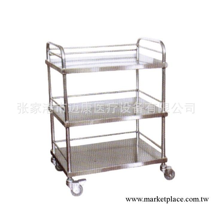 不銹鋼三層器械臺MK-F-004/醫療設備工廠,批發,進口,代購