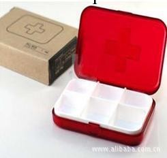 十字藥盒 4格 藥箱四格 小藥盒 小型醫藥盒 小藥盒 旅遊批發・進口・工廠・代買・代購