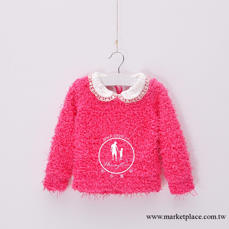 甜心童品 韓貨精品 好品質 女童娃娃領毛衣 優質保暖 XY0819工廠,批發,進口,代購