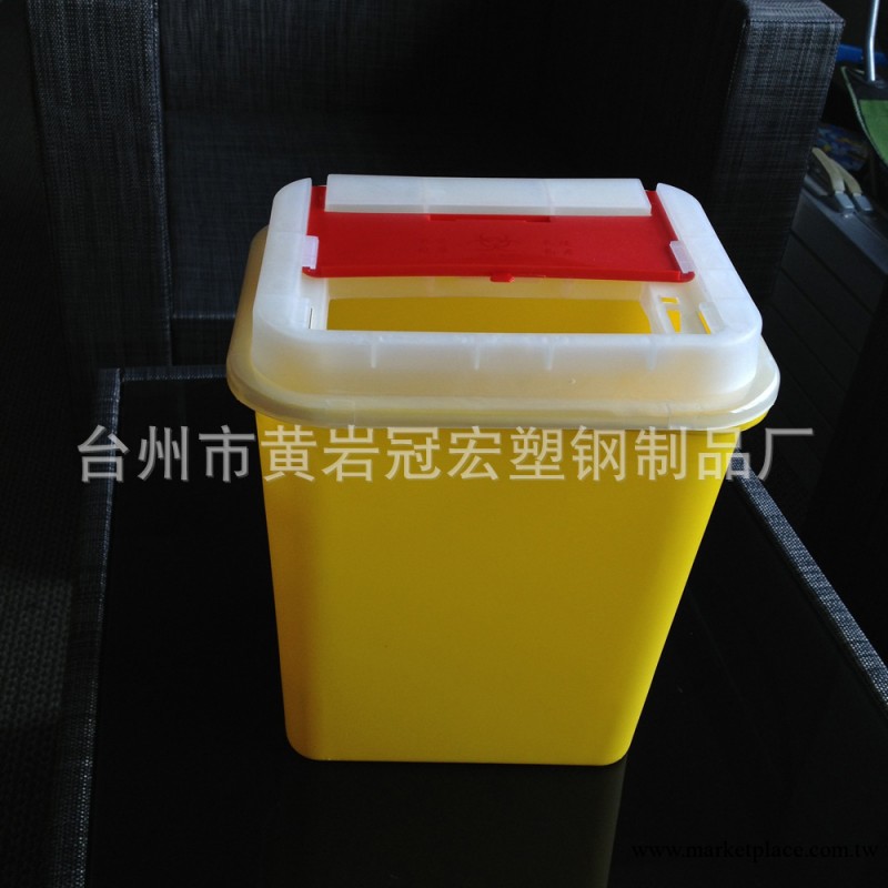 新款利器盒10L 銳器盒醫用垃圾桶方形塑料桶工廠,批發,進口,代購