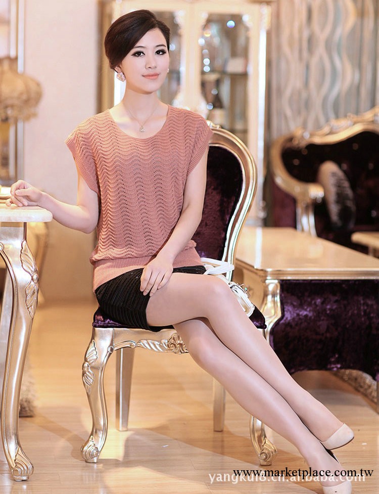 2012年夏款女裝新款女式短袖針織衫批發・進口・工廠・代買・代購