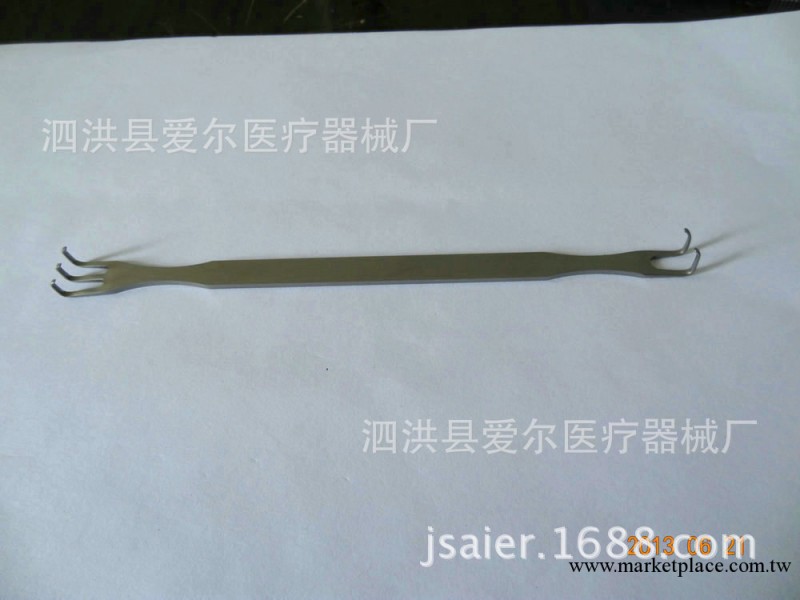 批發供應不銹鋼淚囊拉鉤(桿件類) 長 18cm（2×3齒）工廠,批發,進口,代購