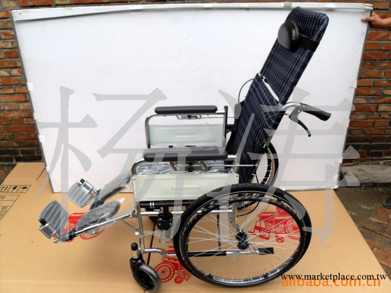 供應多功能優質半躺手動輪椅工廠,批發,進口,代購