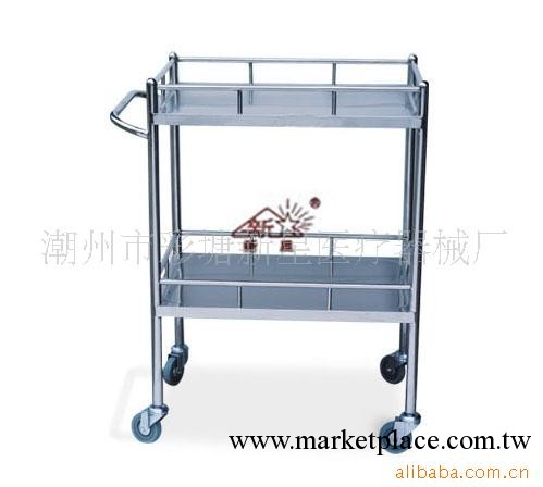 供應中號不銹鋼雙層四面圍欄器械臺工廠,批發,進口,代購