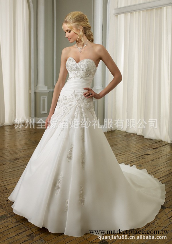 2012外貿出口婚紗加工，精品婚紗禮服定制批發，供應蘇州高檔婚紗工廠,批發,進口,代購