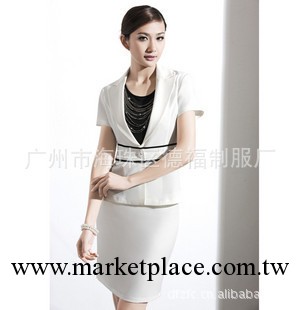 2012韓版夏裝時尚女裝職業套裝正裝 房地產/金融/OL套裙白色工廠,批發,進口,代購