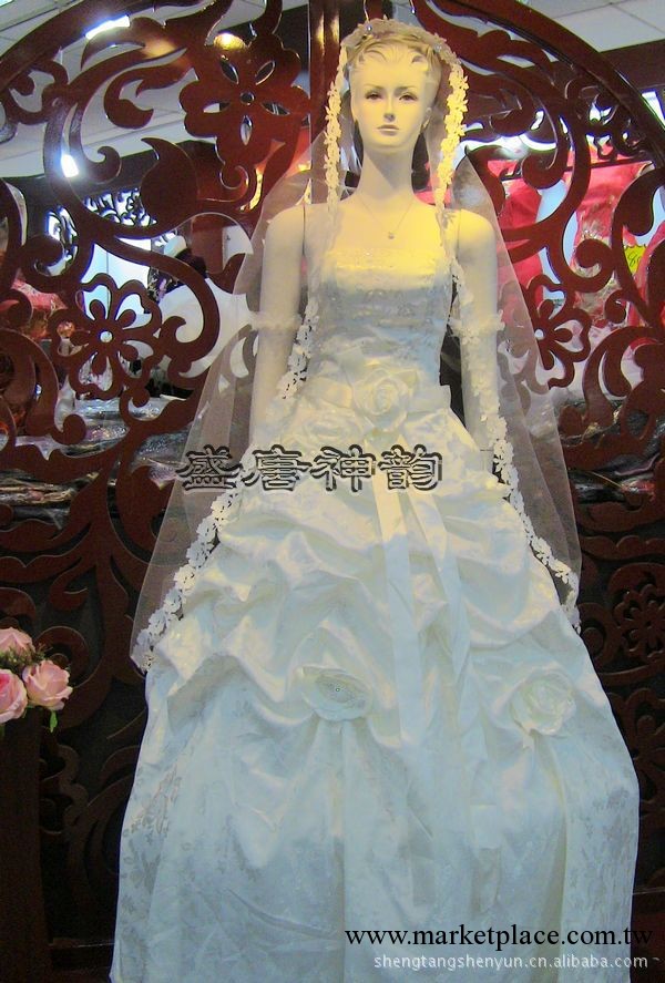 新款正品廠傢直供定做 時尚靚麗新娘禮服婚紗  綢緞香檳色工廠,批發,進口,代購
