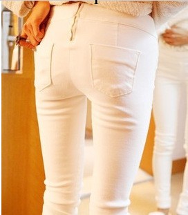SY-108 2013年夏季新款 歐美風女式後拉鏈全棉彈力休閑褲工廠,批發,進口,代購