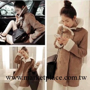 2013冬裝新款韓版加厚雙排扣鹿皮絨女式棉衣批發5776工廠,批發,進口,代購