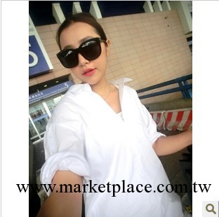 :AM SS13 BOYFRIEND oversized款式 白色男朋友襯衫連衣裙工廠,批發,進口,代購