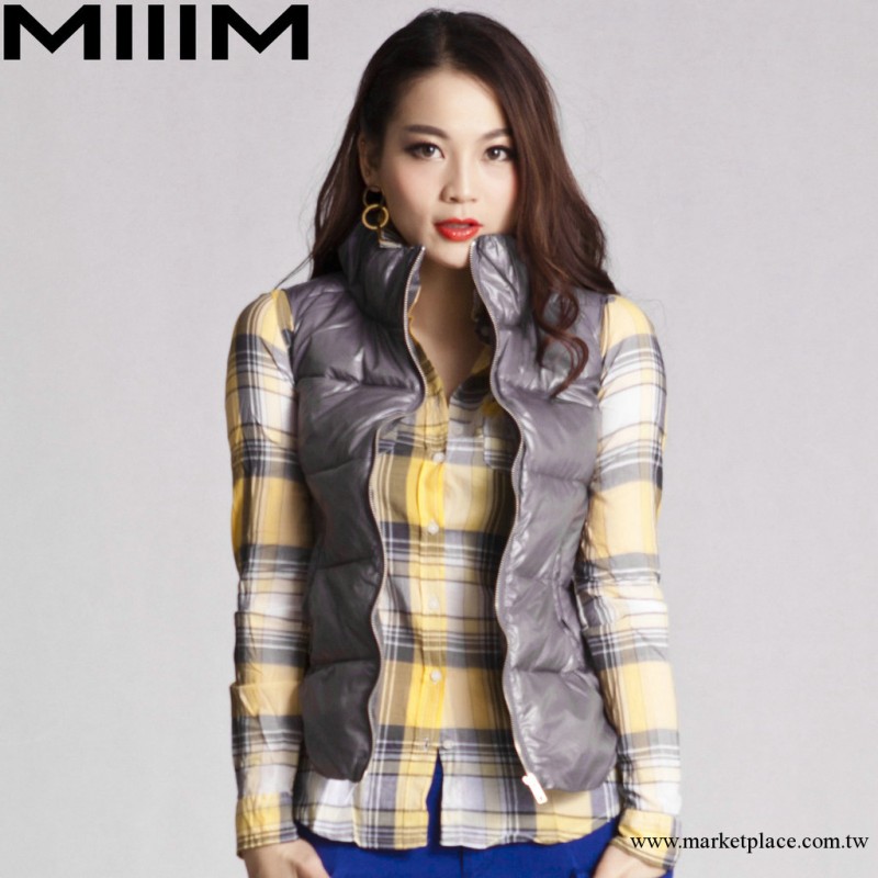 MIIIM 990 品牌廠價保暖短款韓版休閑馬甲馬夾女式羽絨棉服女裝工廠,批發,進口,代購