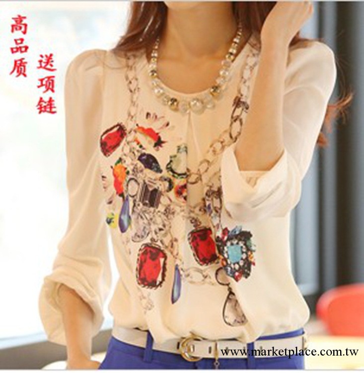2013新款韓版女裝 打底衫 長袖 泡泡袖 t恤衫工廠,批發,進口,代購