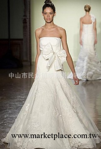 2012年供應VERA WANG高仿蕾絲款式婚紗。抹胸婚紗，低價直銷工廠,批發,進口,代購