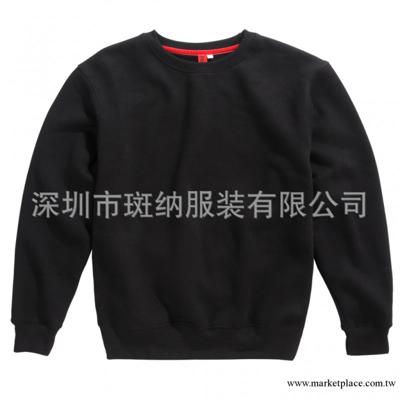 廠傢供應批發 男女款全棉抓絨圓領套頭 情侶純色休閑空白衛衣工廠,批發,進口,代購