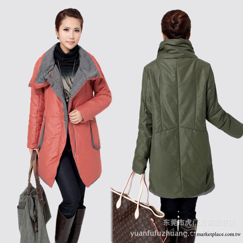 中國產業帶 冬季女式氣質呢大衣 女式潮流風衣大衣 量大從優工廠,批發,進口,代購