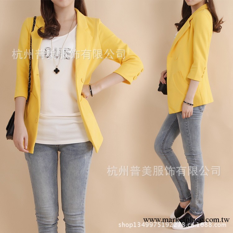 2013秋季韓版修身外套女裝新款 春秋裝休閑西服小西裝工廠,批發,進口,代購