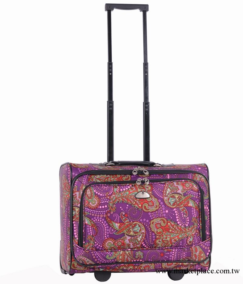 紫色多彩出差辦公便利拉桿公文包 商務航空不銹鋼拉桿行李箱工廠,批發,進口,代購