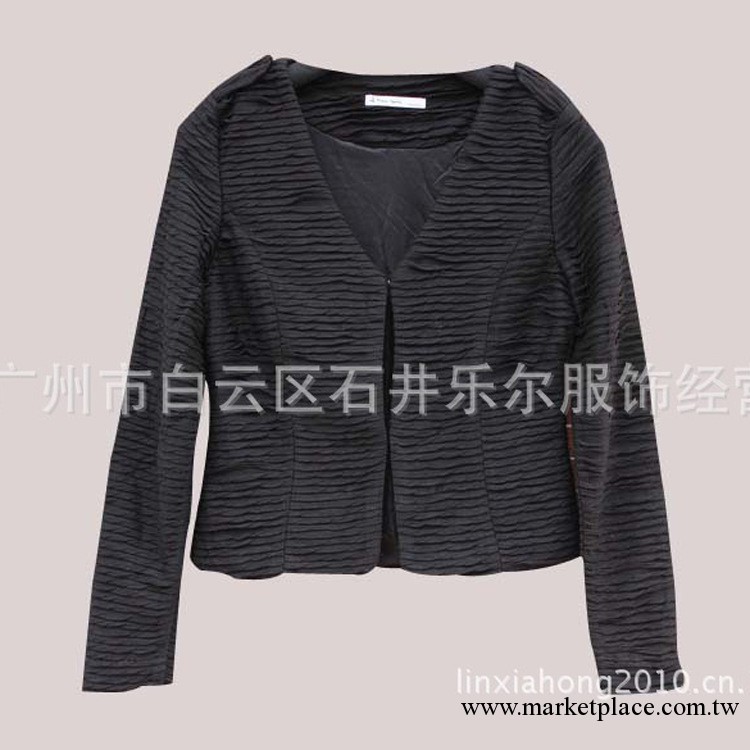 2013秋季新款短外套女韓版修身小外套百搭暗扣黑色小西裝廠傢批發工廠,批發,進口,代購