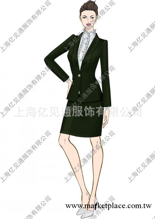 供應女士西裝 定做女士職業套裝 小西裝工廠,批發,進口,代購
